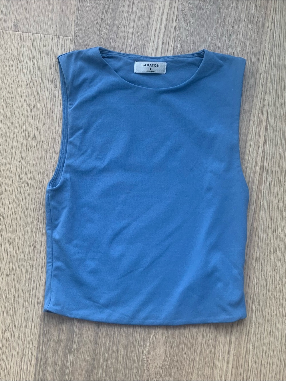 blue Babaton crop tank